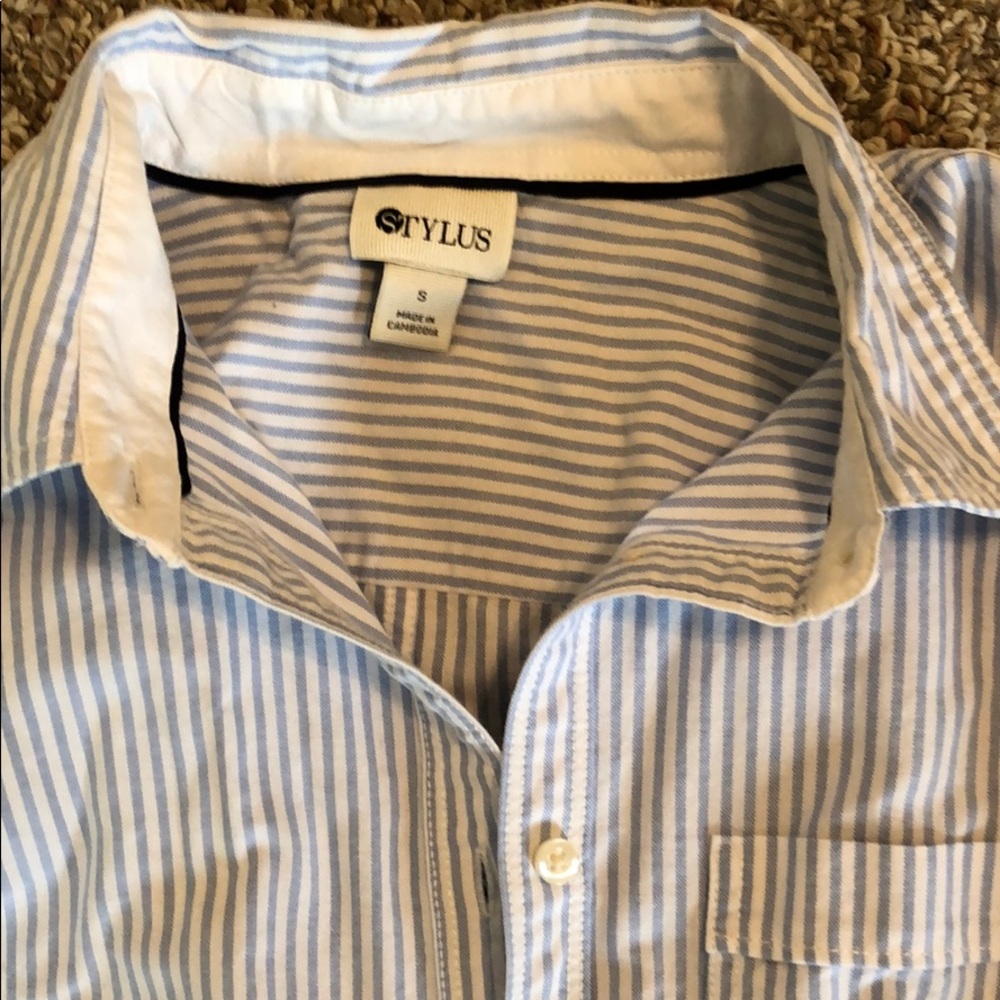 Button down light blue striped - Picture 2 of 3